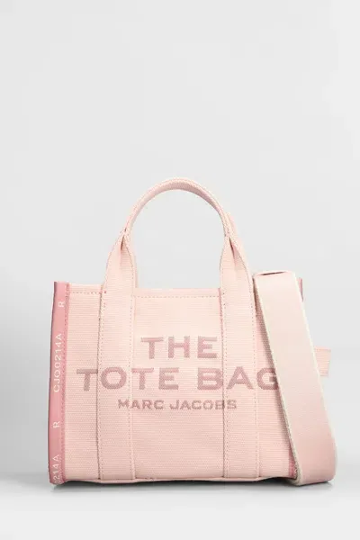 Marc Jacobs The Small Tote Tote In Rose-pink Cotton