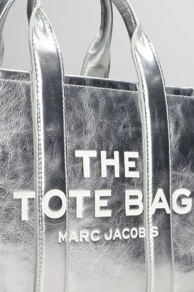 Marc Jacobs The Small Tote Tote In Silver