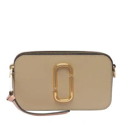 Marc Jacobs The Snapshot Crossbody Bag In Beige