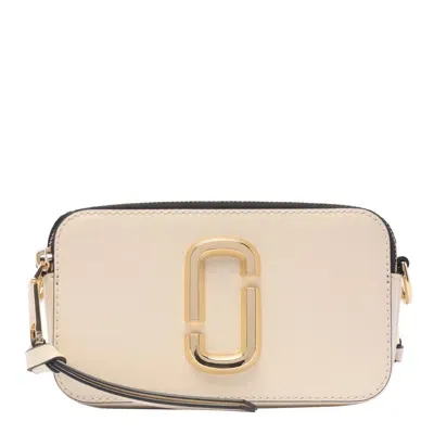 Marc Jacobs The Snapshot Crossbody Bag In Cloud White/multi