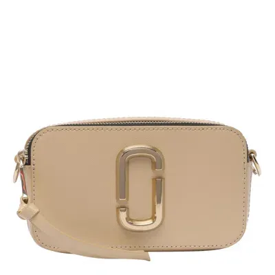 Marc Jacobs The Snapshot Crossbody Bag In Beige