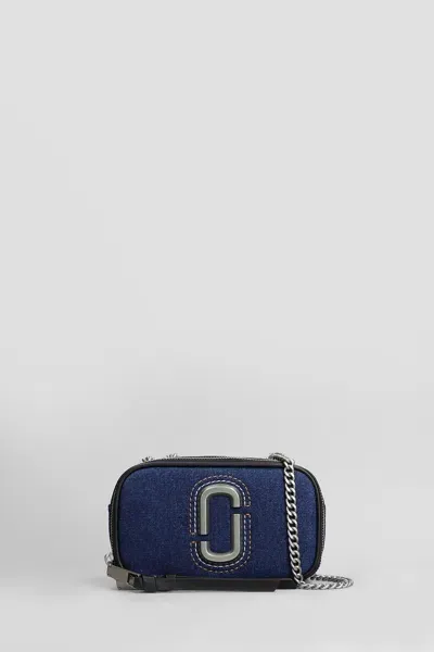 Marc Jacobs The Snapshot Shoulder Bag In Blue Denim