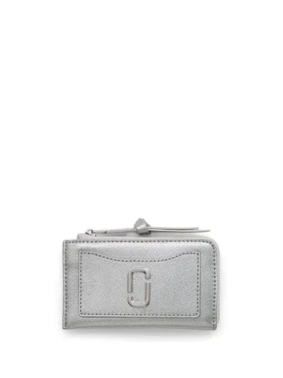 Marc Jacobs The Snapshot Wallet In Silver