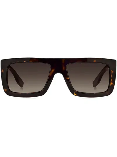 Marc Jacobs The Square Sunglasses In Brown