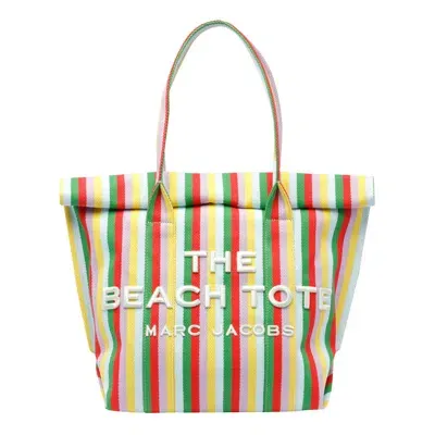 Marc Jacobs The Striped Jacquard Beach Tote Bag In Multi