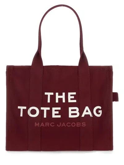 Marc Jacobs The Large Tote In Bordeaux