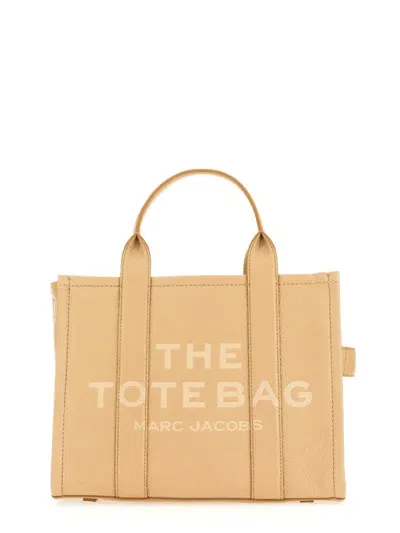 Marc Jacobs The Tote Medium Bag In Beige