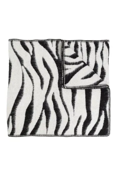 Marc Jacobs The Zebra Brushed Scarf In Multi