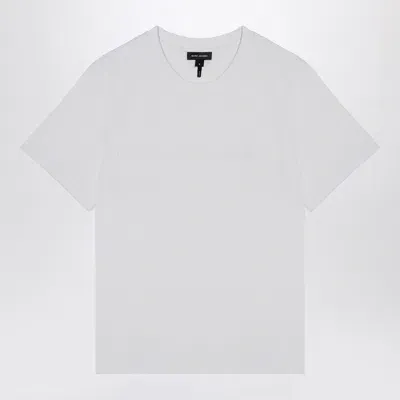 Marc Jacobs White T Shirt With Logo Embroidery