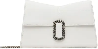 Marc Jacobs ホワイト The St. Marc Chain Wallet バッグ In 100 White