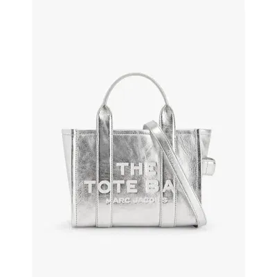 Marc Jacobs Womens Metallic Silver The Small Tote