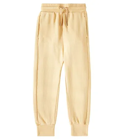 Marc Jacobs Kids' X Smileyworld Cotton Jersey Sweatpants In Beige