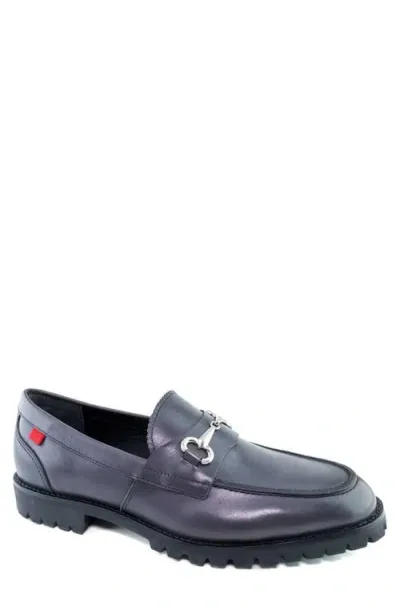 Marc Joseph New York Wall St. 3.0 Lugged Bit Loafer In Charcoal