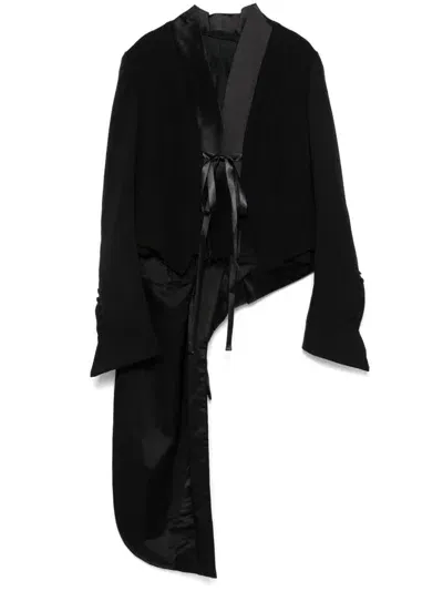 Marc Le Bihan Wool Blazer In Black