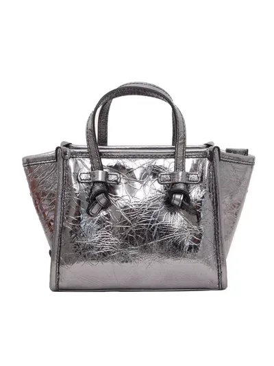 Marcella Gianni Chiarini Leather Bag In Gray