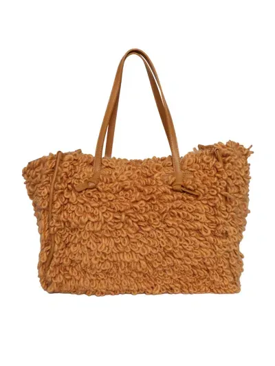 Marcella Gianni Chiarini Synthetic And Fabric Bag In Beige