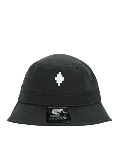 Marcelo Burlon County Of Milan Cross Bucket Hat In Black