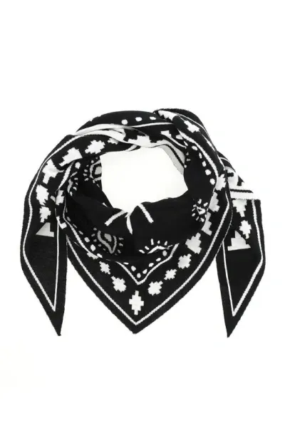 Marcelo Burlon County Of Milan Paisley Patterned Triangle Scarf