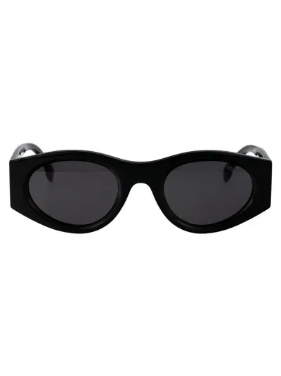 Marcelo Burlon County Of Milan Sunglasses In 1007 Black