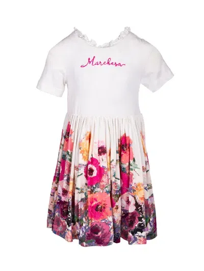 Marchesa Kids'  Jersey Dress In Multi