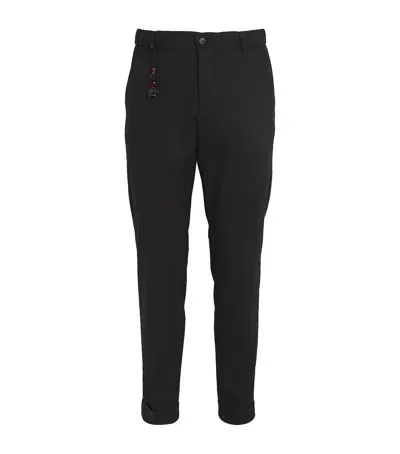 Marco Pescarolo Cashmere Tailored Trousers In Black