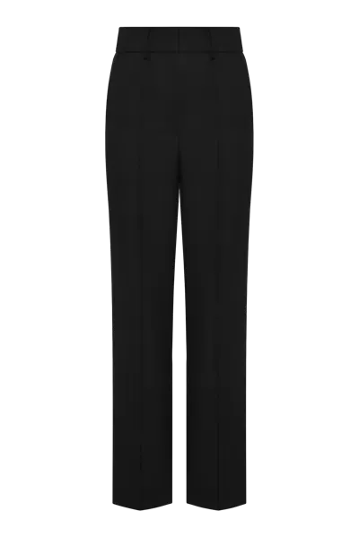 Maria Kokhia Classic Straight Leg Trousers In Black