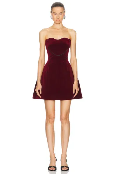 Marianna Senchina Best Lover Dress In Burgundy