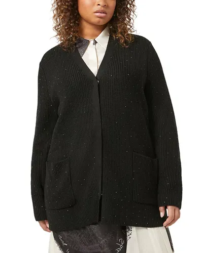 Marina Rinaldi Otre Cardigan In Black