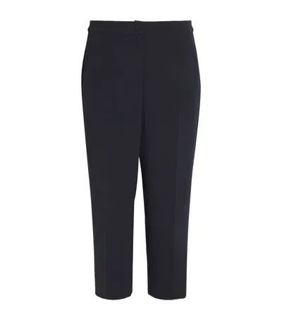 Marina Rinaldi Reebus Wide-leg Trousers In Blue