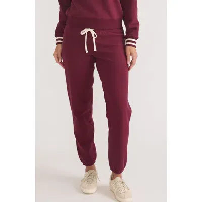 Marine Layer Anytime Sweatpants In Tibetan Red