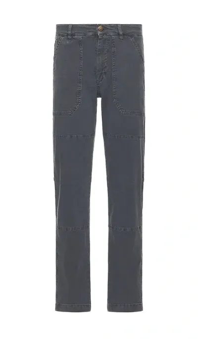 Marine Layer Breyer Relaxed Utility Pant In India Ink