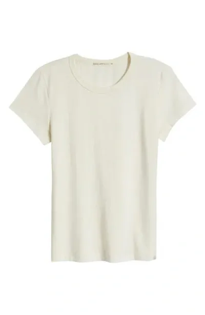 Marine Layer Re-spun Signature Crewneck T-shirt In Natural