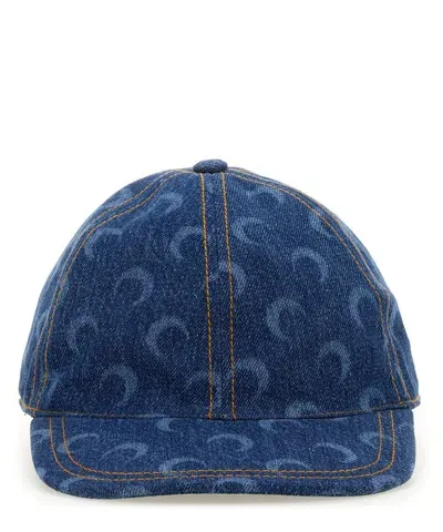 Marine Serre Crescent Moon Hat In Blue