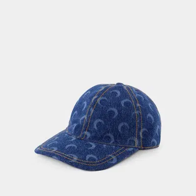 Marine Serre Casquette Moon Laser -  - Coton - Bleu Clair In Blue