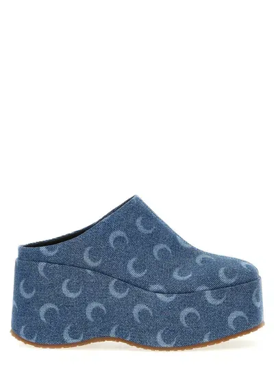 Marine Serre Wedges In Blue