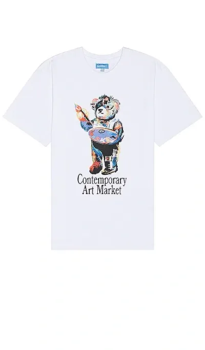 Market Art  Bear T-shirt In White