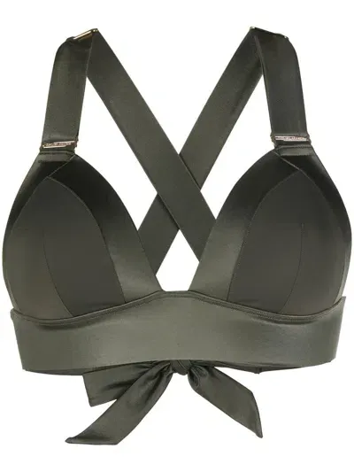 Marlies Dekkers Cache Coeur Bralette Bikini-top In Green