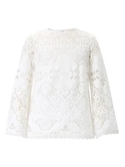 Marlo Kids' Estelle Blouse In White