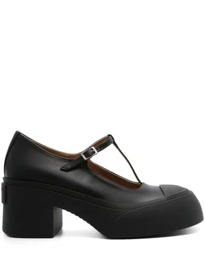 Marni 70mm T-bar Strap Pumps In 00n99