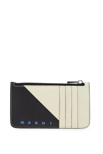 Marni Bicolor Tribeca Card In Black