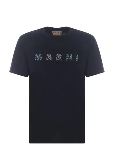 Marni T-shirt  Made Of Cotton In Blue