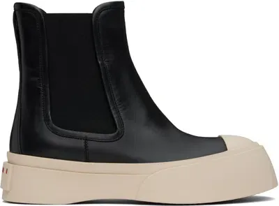 Marni Chelsea Boot Pablo In Black Leather