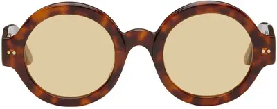 Marni Brown Retrosuperfuture Edition Nakagin Tower Sunglasses In Blonde Havana