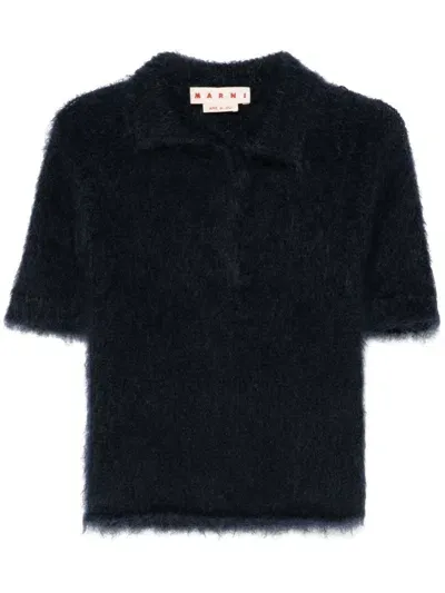 Marni Polo Neck In Blue