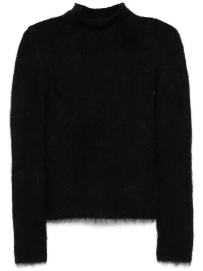 Marni Brushed Sweater In Black