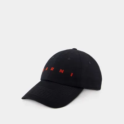 Marni Cap -  - Cotton - Black