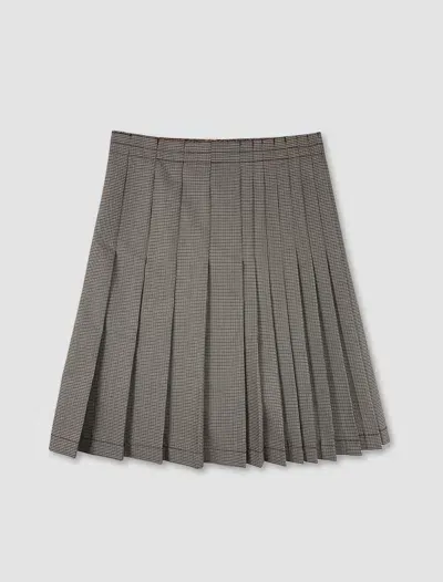 Marni Checked Skirt In Ruby