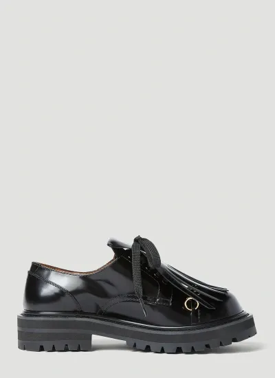 Marni Dada Derby Shoes In Black