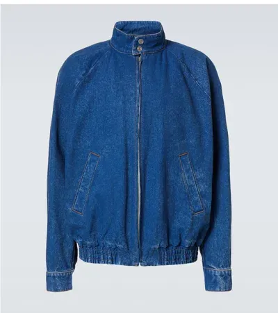 Marni Denim Blouson In Blue