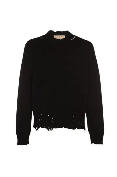 Marni Disheveled Cotton Sweater